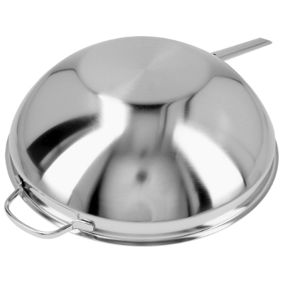 Tigaie wok, inox, 7-Ply, 36cm/6L - Demeyere
