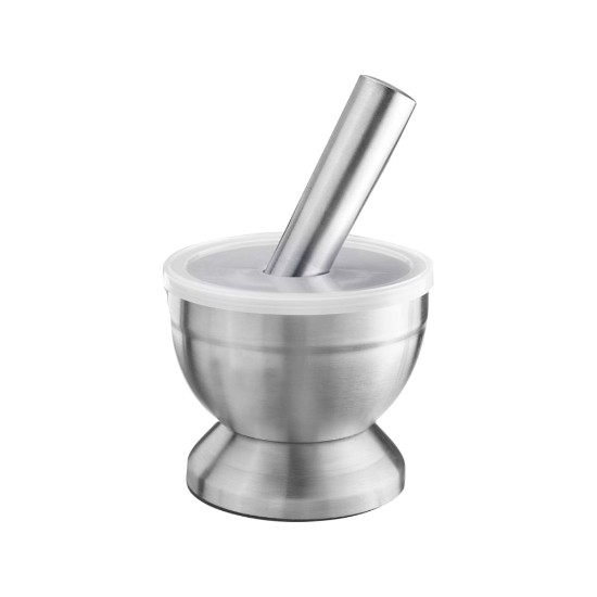 Mojar cu pistil si capac, inox, 10 cm - Westmark