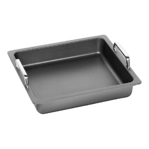 Tava pentru friptura, aluminiu, cu manere, 35,5 x 32 cm GN 2/3  - AMT Gastroguss