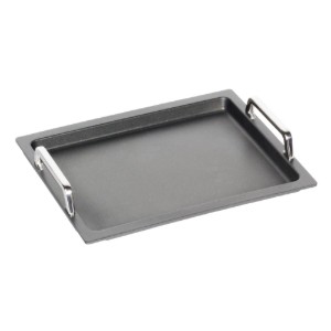 Tava pentru friptura, aluminiu, cu manere, 35,5 x 32,5 cm GN 2/3 - AMT Gastroguss