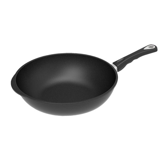 Tigaie wok, aluminiu, 30cm - AMT Gastroguss