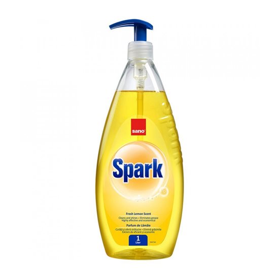 Detergent de vase cu pompita, 1L, "Spark", Lamaie - Sano