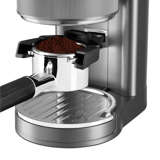 Rasnita electrica de cafea Artisan, Medallion Silver - KitchenAid