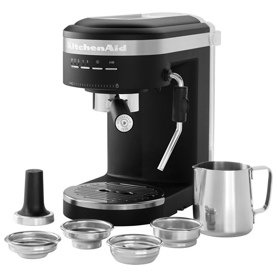 Espressor electric Artisan, 1470W, Matte Black - KitchenAid