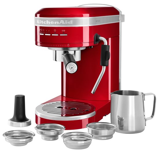 Espressor electric Artisan, 1470W, Empire Red - KitchenAid