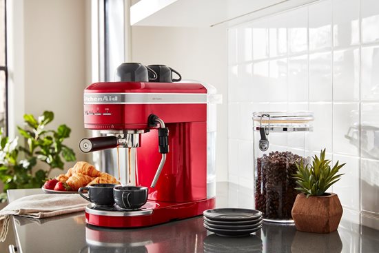 Espressor electric Artisan, 1470W, Empire Red - KitchenAid