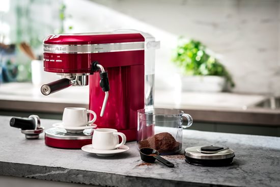 Espressor electric Artisan, 1470W, Candy Apple - KitchenAid