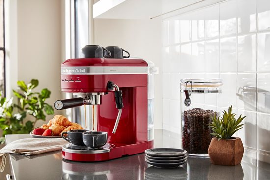 Espressor electric Artisan, 1470W, Candy Apple - KitchenAid