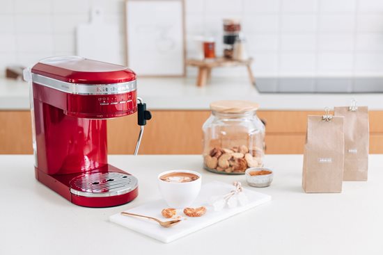 Espressor electric Artisan, 1470W, Candy Apple - KitchenAid