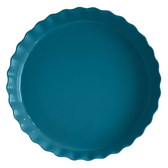 Tava tarte, ceramica, 32cm/3L, Mediterranean Blue - Emile Henry