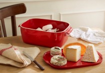 Caserola pentru branza, ceramica, 3,12L, Burgundy - Emile Henry