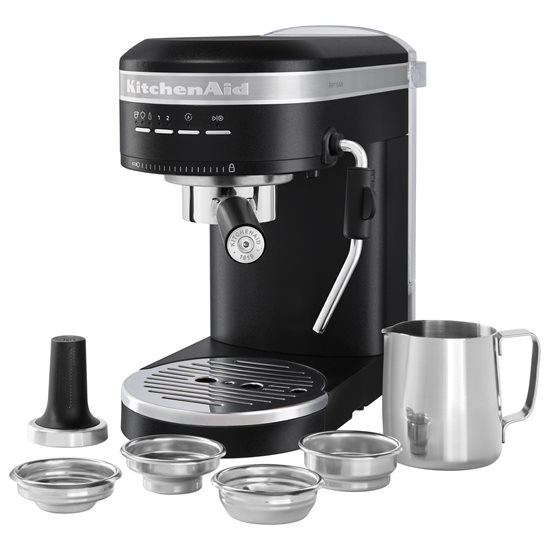 Espressor electric Artisan, 1470W, Cast Iron Black - KitchenAid