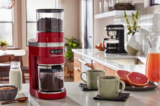 Rasnita electrica de cafea Artisan, Empire Red - KitchenAid