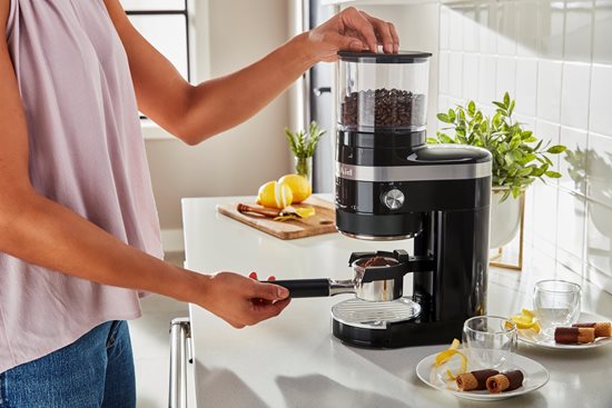 Rasnita electrica de cafea Artisan, Onyx Black - KitchenAid