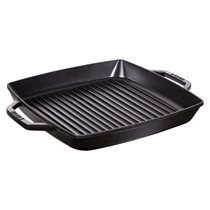 Tigaie grill patrata 33 cm, Black - Staub