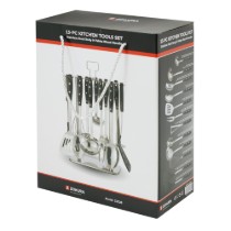 Set ustensile bucatarie din inox, 13 piese - Zokura