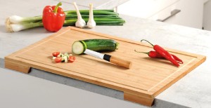 Tocator bambus, 58,5 x 38,5 cm, grosime 4 cm - Kesper