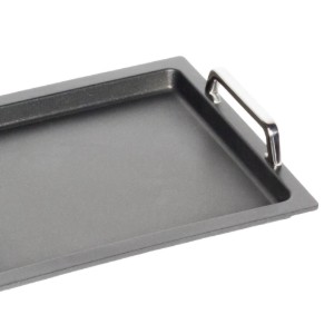 Tava pentru friptura, aluminiu, cu manere, 35,5 x 32,5 cm GN 2/3 - AMT Gastroguss