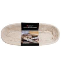 Cos oval pentru dospire aluat, ratan, 35 x 14 cm - Zokura