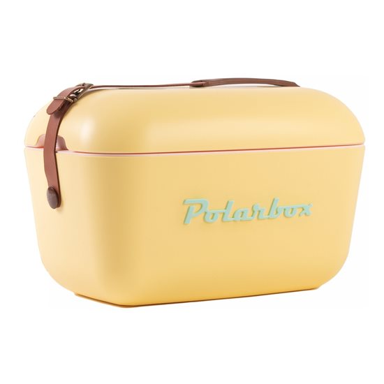 Lada frigorifica, 20L, "Classic", Yellow - Cyan - Polarbox