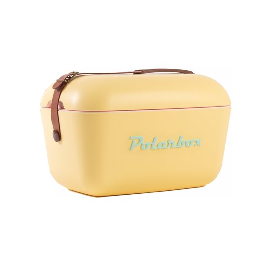 Lada frigorifica, 12L, "Classic", Yellow - Cyan - Polarbox