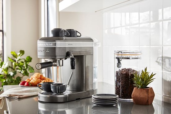 Espressor electric Artisan, 1470W, Medallion Silver - KitchenAid