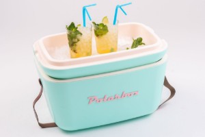 Lada frigorifica, 20L, "Classic", Cyan - Baby Rose - Polarbox