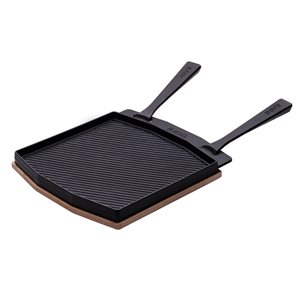 Plita/Grill fonta, cu maner detasabil, 37 x 33 cm - Ooni