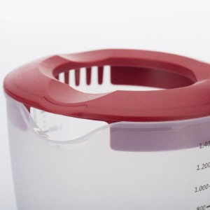 Cana gradata pentru mixer, 1400ml, Rosu - Westmark