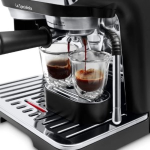 Espressor manual, 1400W, "La Specialista Arte", Argintiu - DeLonghi