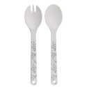 Set 2 ustensile salata, plastic reciclat - Natural elements