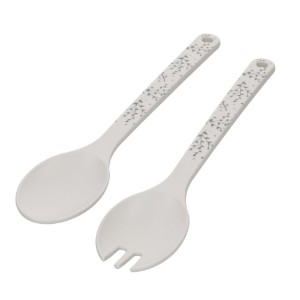 Set 2 ustensile salata, plastic reciclat, "Natural Elements" - Kitchen Craft