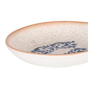 Platou servire, cu maner, portelan, 16cm, "Laudum" - Bonna