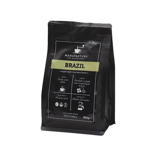 Cafea boabe "Brazil", 200 g - Manufaktura