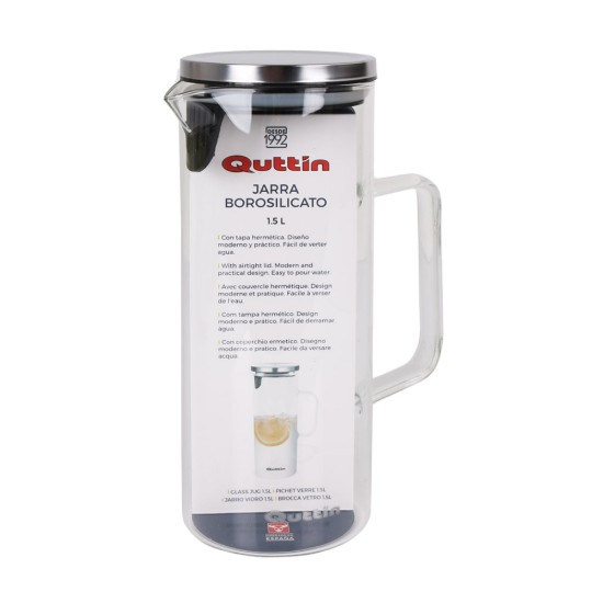 Carafa, din sticla borosilicata, 1,5L - Quttin