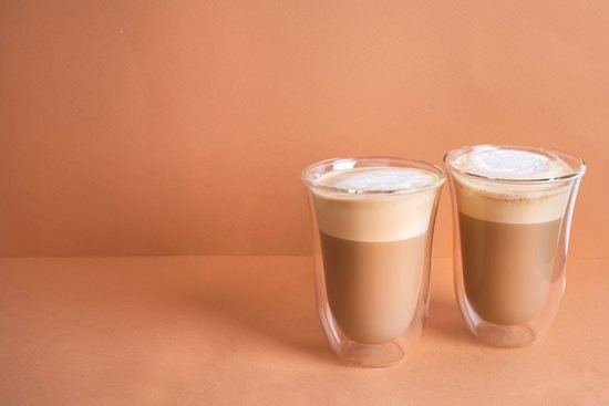 Set 2 pahare latte, cu perete dublu, 300ml - La Cafetiere