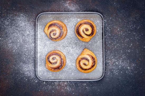 Tava patrata, otel, 26 cm - MasterClass