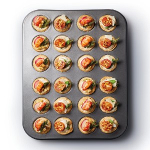 Tava mini-tarte, otel, 35 x 27 cm, "MasterClass" - Kitchen Craft