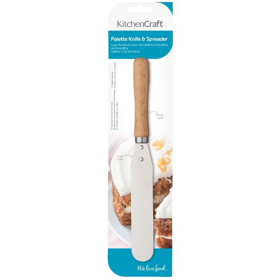 Spatula decorare glazura, inox, 13,5cm - Kitchen Craft