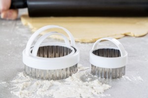 Set 3 cuttere patiserie canelate, inox - Kitchen Craft