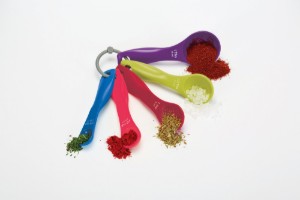 Set 5 lingurite de masurare, plastic - Colourworks