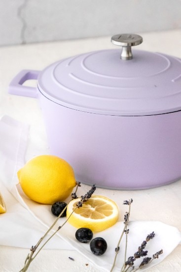 Cratita aluminiu, 20cm/2,5L, "Master Class", Lavender - Kitchen Craft