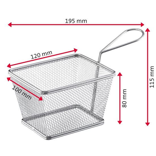 Cos servire, inox, 12x10 cm - Westmark