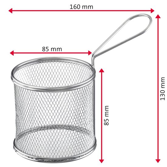 Cos servire, rotund, inox, 9x13 cm - Westmark