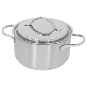 Cratita inox, cu capac, 18cm/2L, "Resto" - Demeyere