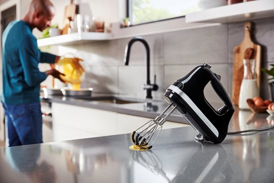 Mixer de mana cu 6 viteze, 60W, Onyx Black - KitchenAid