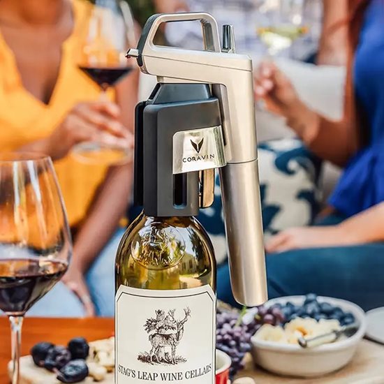 Sistem conservare vin, Timeless Six Plus, Argintiu - Coravin