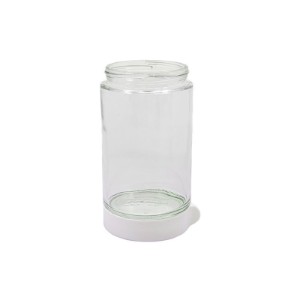 Caserola rotunda, sticla, 600ml, Alb - Glasslock