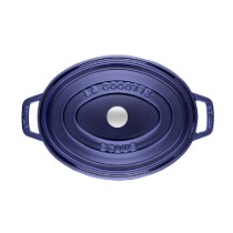 Oala Cocotte ovala, fonta, 31cm/5,5L, Dark Blue - Staub