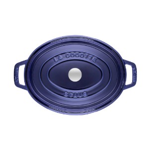 Oala Cocotte ovala, fonta, 31cm/5,5L, Dark Blue - Staub